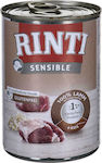 Rinti Sensible Wet Food Dogs in Cans with Lamb and Rice Grain-Free 400gr 004049