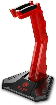 Sades Wolfbone SA-D1 Desktop Headphone Stand Red