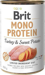 Brit Mono Protein Umedă pentru Câini Câine cu Dovleac și Pui fără Cereale în Conservă 1 x 400gr.