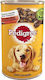 Pedigree Wet Food Dogs in Cans with Beef 1200gr