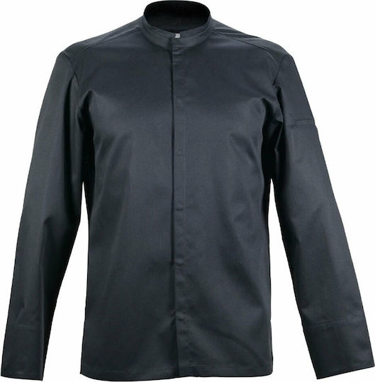 Clement Design Coat Chef Unisex Black with Long Sleeve Extase