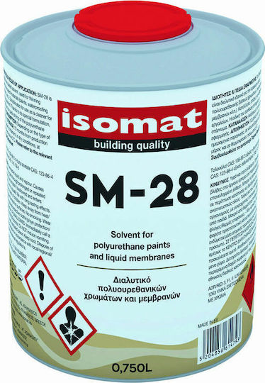 Isomat SM-28 Διαλυτικό Διάφανο Διαλυτικό Πολυουρεθανικών 4lt