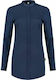 Le Nouveau Chef Coat Chef Female Blue with Long...