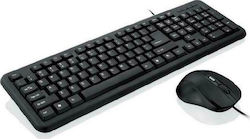 iBox Office KIT II Keyboard & Mouse Set with US Layout