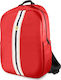 Ferrari On Track Pista Τσάντα Πλάτης για Laptop 15" σε Κόκκινο χρώμα