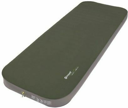 Outwell Dreamhaven Single Self-Inflating Single Camping Sleeping Mat 200x70cm Thickness 10cm in Green color