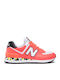 New Balance 574 Damen Sneakers Orange