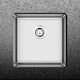 Fortinox Squadro 28040 108-28040-110 Undermount Sink Inox Satin W44xD44cm Silver