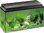 Eheim Aquastar 96 Acvariu de Pești cu Capacitate de 96lt cu Iluminare, Încălzitor, Filtru și 80x30x40cm. Negru