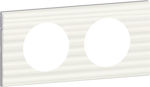 Legrand Celiane Horizontal Switch Frame 2-Slots White 069012