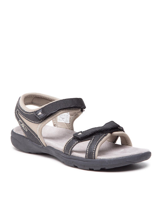 CMP Adib Leder Flache Damen Sandalen Sportlich ...