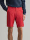 Gant Men's Shorts Chino Red