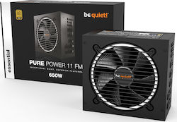 Be Quiet Pure Power 11 FM 650W Τροφοδοτικό Υπολογιστή Full Modular 80 Plus Gold