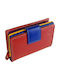 Lavor Klein Frauen Brieftasche Klassiker mit RFID Rot