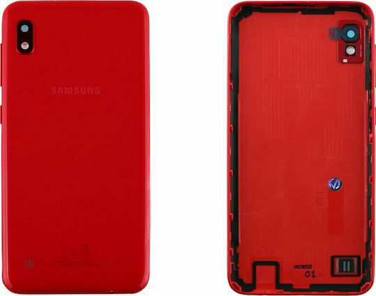 Samsung Κапак за замяна на батерията Червен за Samsung Galaxy A10