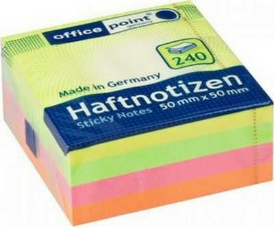 Officepoint Post-it Notes Pad Cube 240 Sheets Multicolour 5x5cm