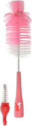 Akuku Reinigungsbürste für Babyflaschen Rosa 2S...