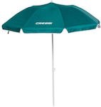 CressiSub Beach Umbrella Сгъваема Омбрела за Плаж Зелен с Диаметър 1.4м Зелен