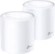 TP-LINK Deco X60 v2 WiFi-Mesh-Netzwerk Zugriffspunkt Wi-Fi 6 Dualband (2,4 & 5 GHz) in Doppelter Bausatz