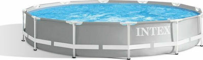 Intex Prism Pool PVC mit Metallic-Rahmen 366x76x76cm