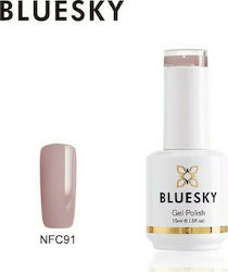 Bluesky NFC Хибриден Лак за Нокти 091P Млечна н...