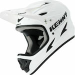 Kenny Downhill Full Face Bicycle Helmet White Solid White