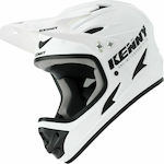 Kenny Downhill Față întreagă Cască de bicicletă Munte Alb Solid White