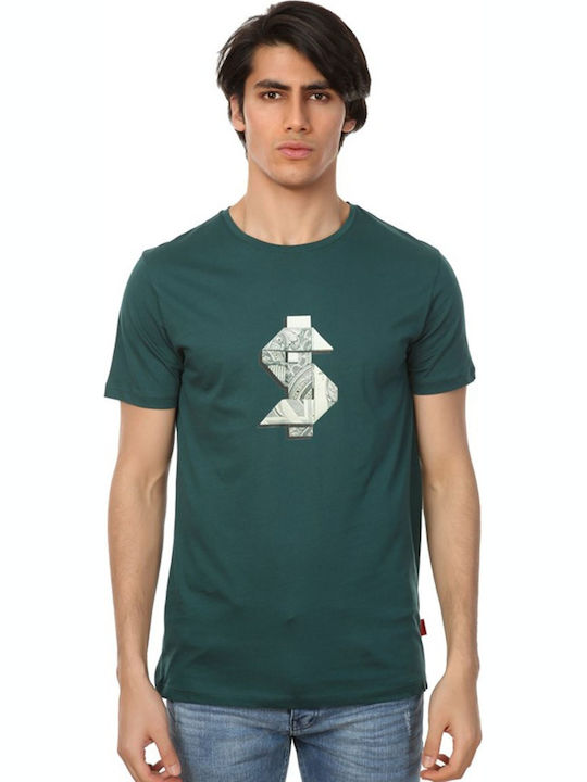 John Frank Men's Short Sleeve T-shirt Green