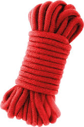 Darkness Bondage Rope 10m Въже за Връзване в Червен Цвят
