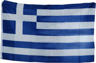 Polyester Perforated Flag of Greece 150x100cm Ραφτή με Κρίκους για Κοντάρι