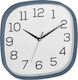 TFA Wall Clock Plastic Blue 29.5x29.5cm