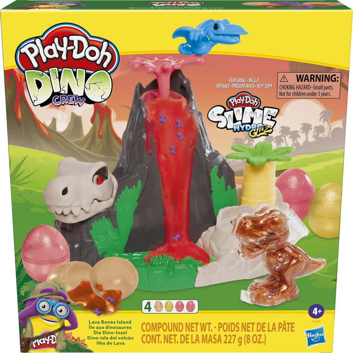 Hasbro Slime PlayDoh Dino Lava Bones Island για 4+ Ετών F1500 Skroutz.gr