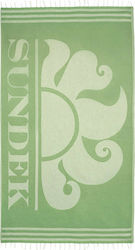 Sundek Key Beach Towel Pareo Green 180x100cm.