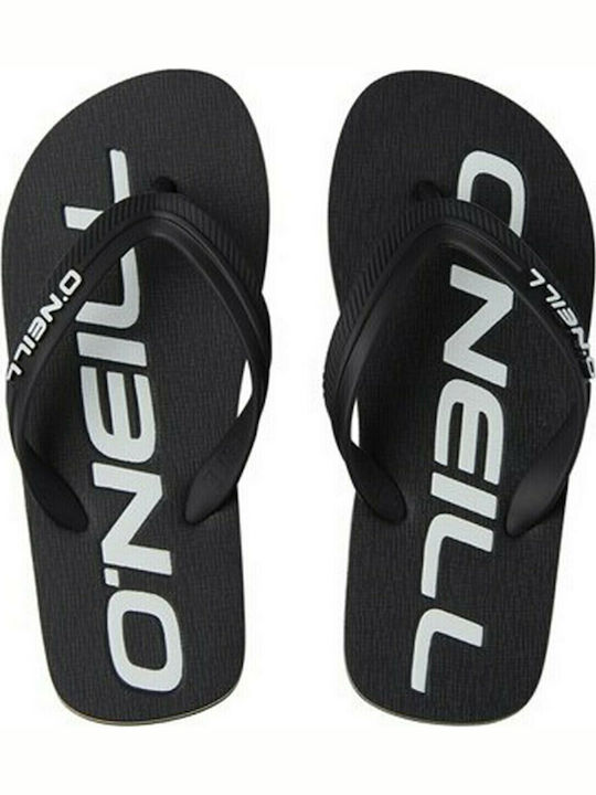 Kids' Flip Flops Black Profile Logo Sandals Ink