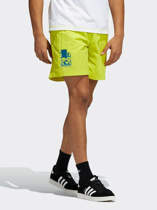 adidas Emblem Athletic Men's Shorts Yellow