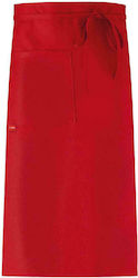 Toma Youniform Ποδιά Chefkoch Taille Argo Rot