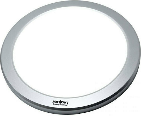 Elvhx Кръгла Вграден LED Панел 18W с Неутрално бяло Светлина 4000К 22см.