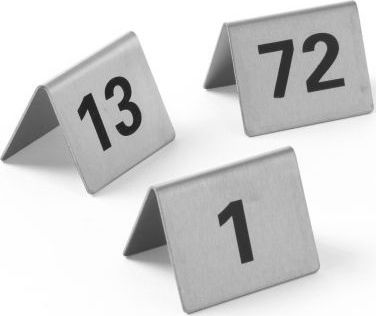 Hendi Ταμπελάκι Αρίθμησης Τραπεζιών Νο1-12 Π5xΒ3.5xΥ4cm