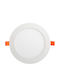Elvhx Στρογγυλό Χωνευτό LED Panel 24W με Φυσικό Λευκό Φως 4000K 30εκ.