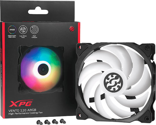 Adata XPG Vento 120 ARGB Case Fan with Connection 3-Pin 1pcs