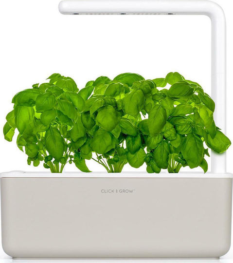 Click and Grow The Smart Garden 3 Self-watering Planter Box Plastic Beige 32x13.5x23cm.