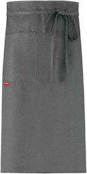 Toma Youniform Ποδιά Σεφ Μέσης Vega Gray
