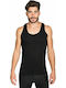 Men's Undershirt Sleeveless in Black Color