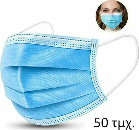 Schutzmaske Hellblau 50Stück