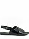 Vagabond Leather Women's Flat Sandals in Black Color 5131-101-20