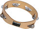 Gewa Jingle Wreath Beige Hölzernes Handtamburin mit einer Reihe von Zils