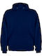 Primowear Herren Sweatshirt mit Kapuze und Taschen Marineblau