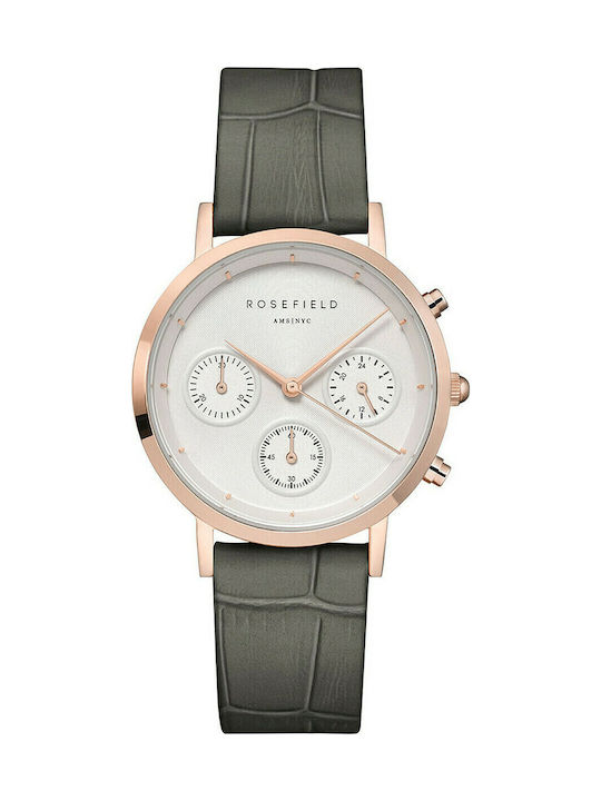 Rosefield The Gabby Кварцов Часовник с Кожена Каишка Rosefield The Gabby Кварцов Часовник с Кожена Каишка