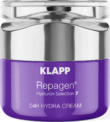 Klapp Repagen® fără culoare 24h Hidratantă Cremă Pentru Față cu Acid Hialuronic 50ml