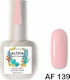Aloha Fashion Halb-permanenter Nagellack Fresh Pink AF 139 15ml 1Stück